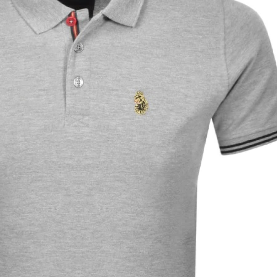 Alternative Image for ProductLuke 1977 New Mead Polo T Shirt Grey2